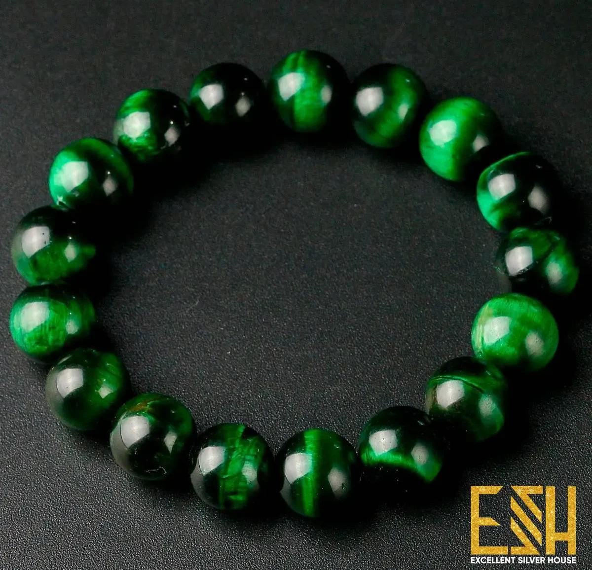 Green Tiger Eye With Gem Corporation warranty (NO WARRANTY CARD)