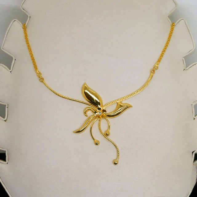 Rich look Gold plated high quality necklace For Gift, Girls and Women's