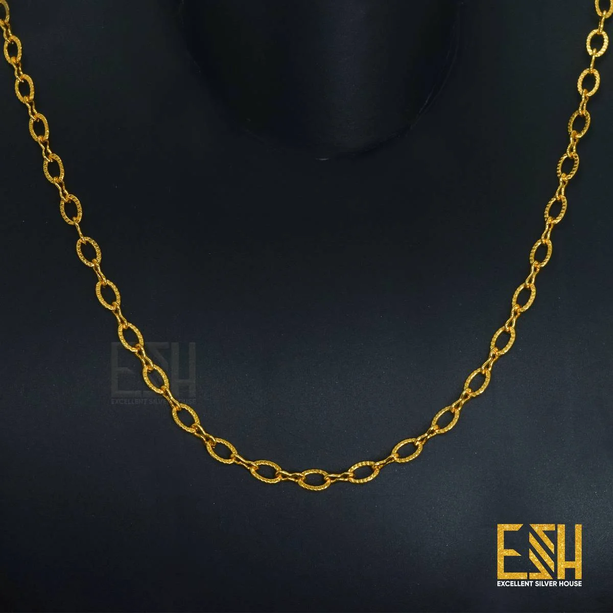 Gold plated premium quality new stylish 06mm machine cut 18/24 Inch's Link Chain for gift. girls and women's