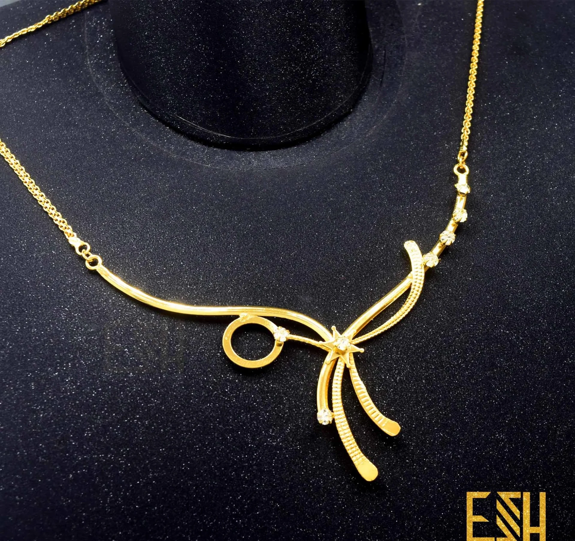 Gold plated new design necklace For Women very beautiful design for gift your lover