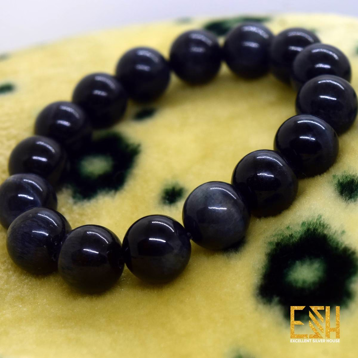 Black Tiger Eye With Gem Corporation warranty 14MM (NO WARRANTY CARD)