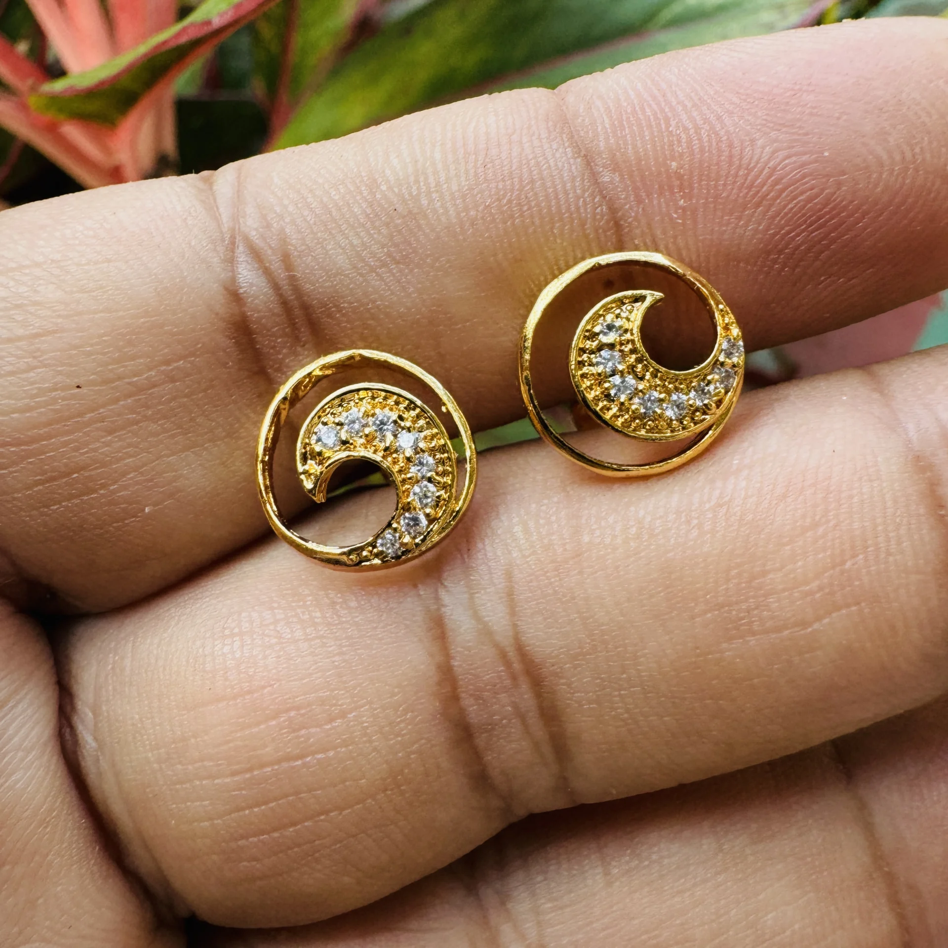 New stylish Derana earring Gold Color for Women Wedding Drop Earing Fashion Female Engagement Jewelry Valentine's Day Gift |14mm